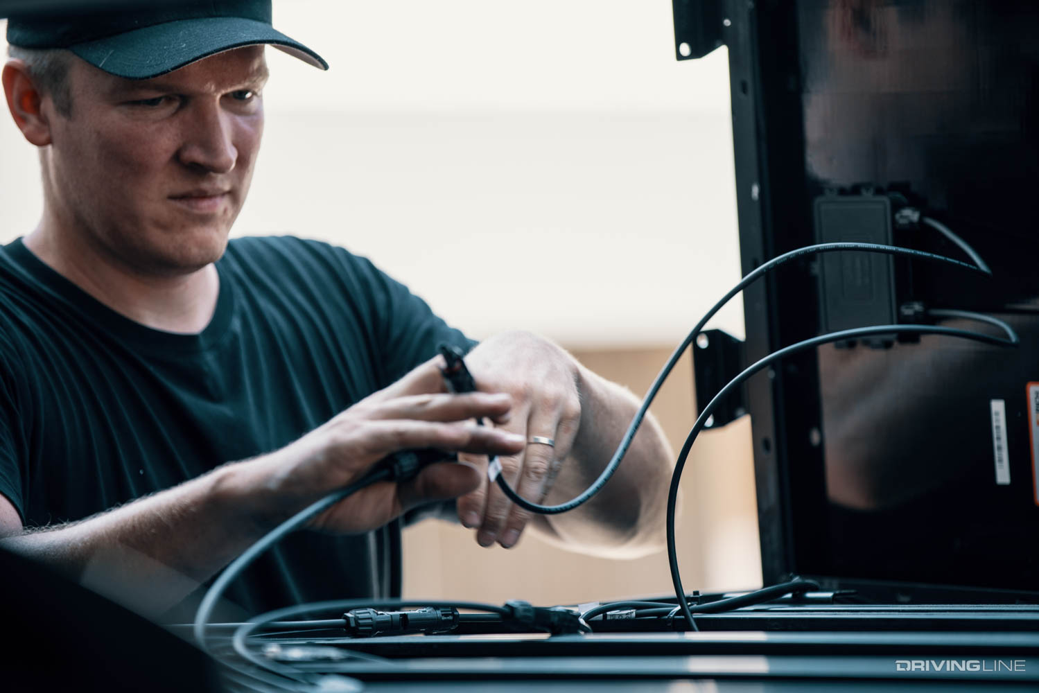 measuring and cutting for air lines