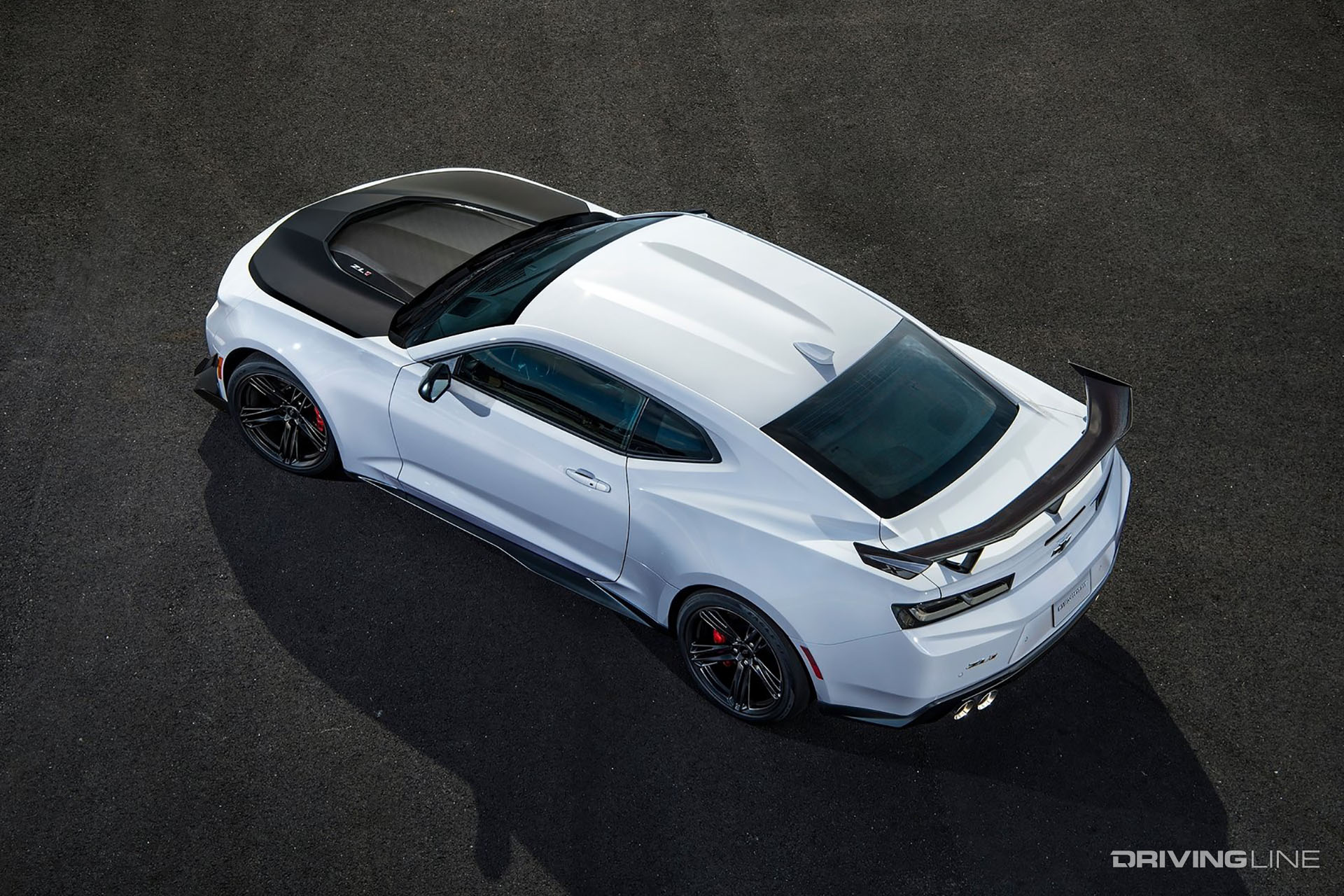 Chevy Camaro ZL1 1LE Top View