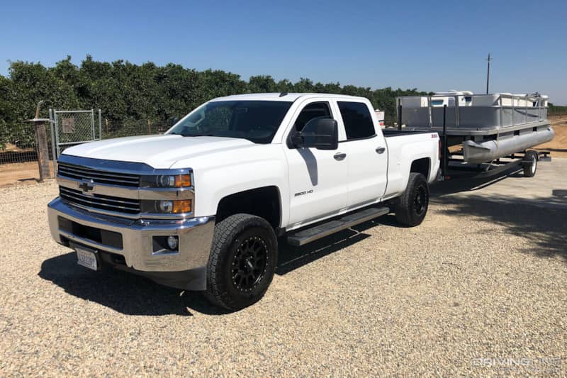 2015 Chevy Silverado 2500 HD on Nitto Terra Grappler G2 Towing Boat