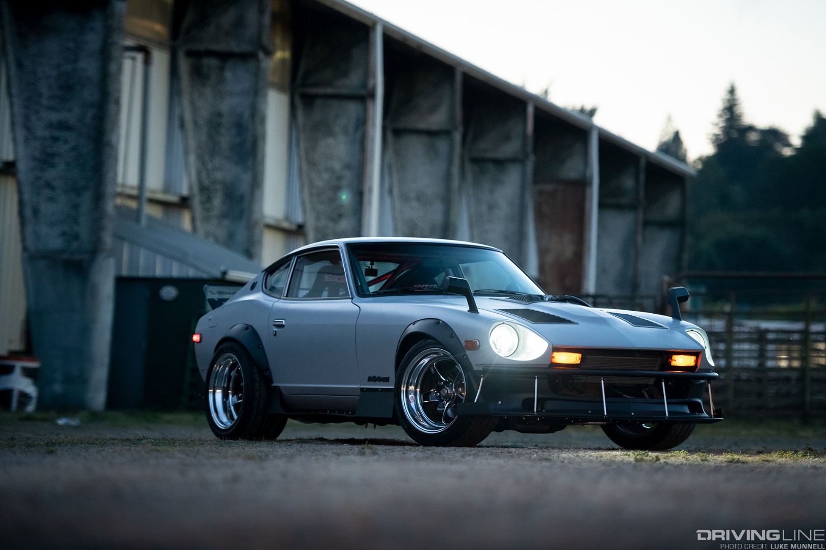Josh Wilson's 280Z got a new paint job after a run-in with a telephone pole on the way to a car show