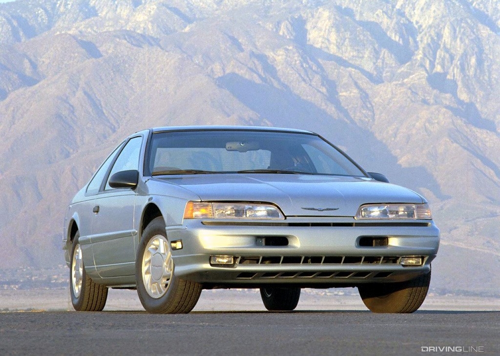 Ford Thunderbird blue front view