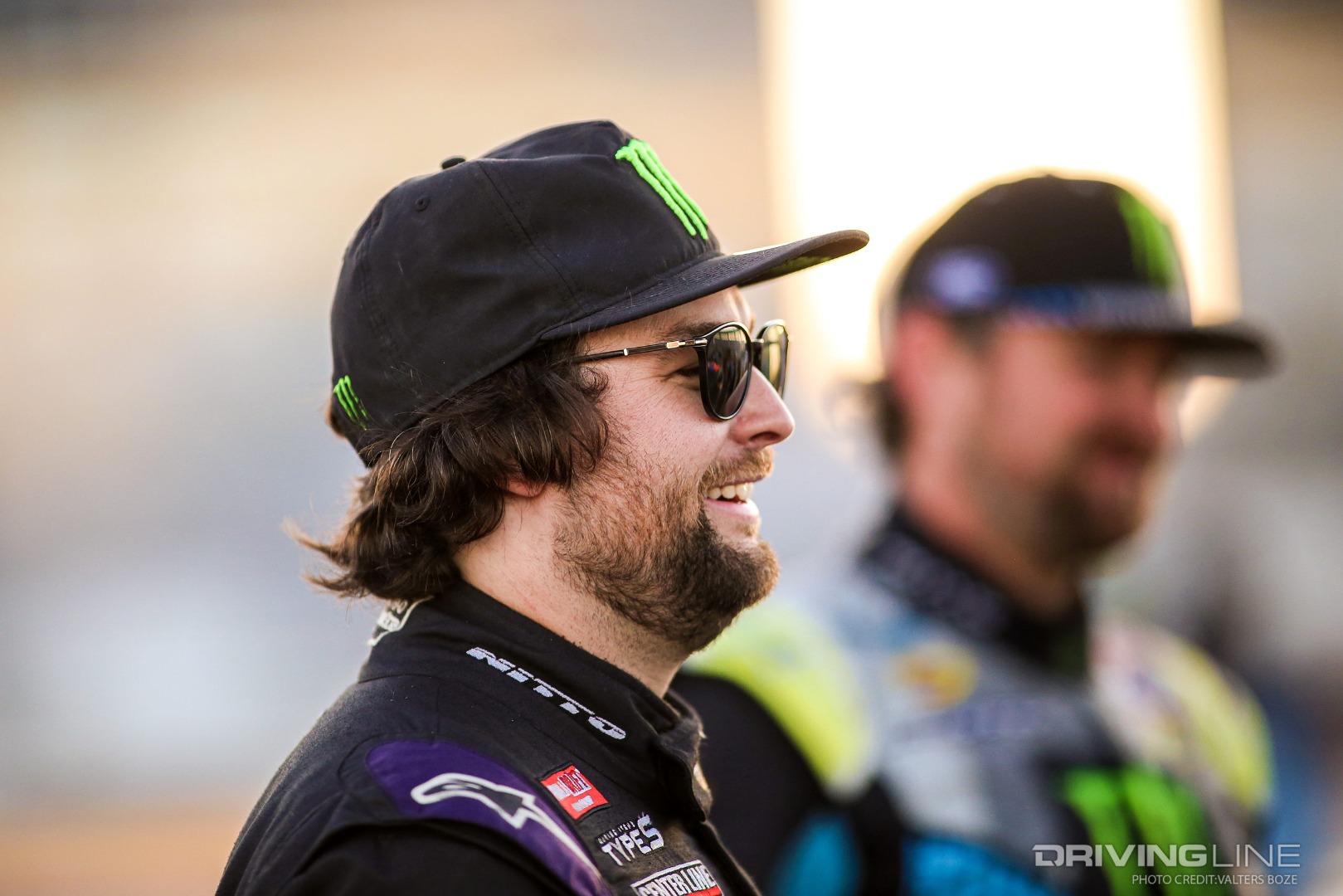Chelsea Denofa (foreground) and Vaughn Gittin Jr. (background) both have their eyes on the Formula Drift championship championship