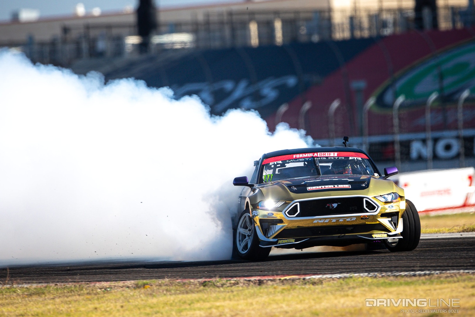 Denofa avenged his Saturday loss against Fredric Aasbo by defeating him on Sunday at Formula Drift Round 6