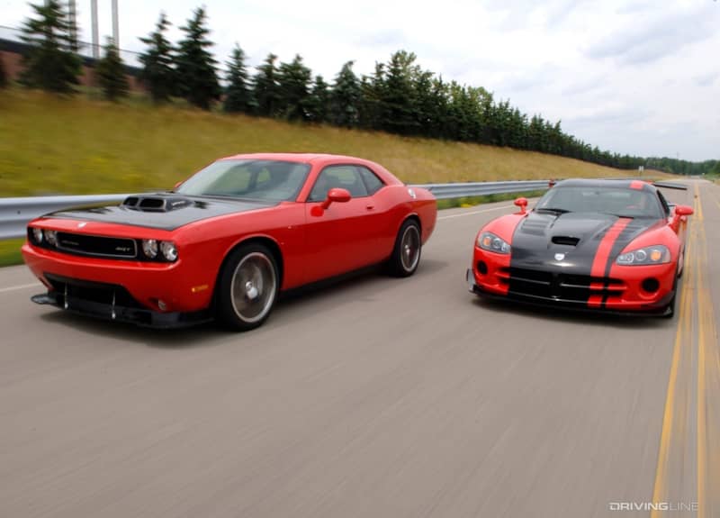 2008 Dodge Viper and 2008 Dodge Challenger
