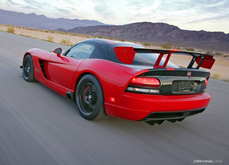 2008 Dodge Viper ACR rear