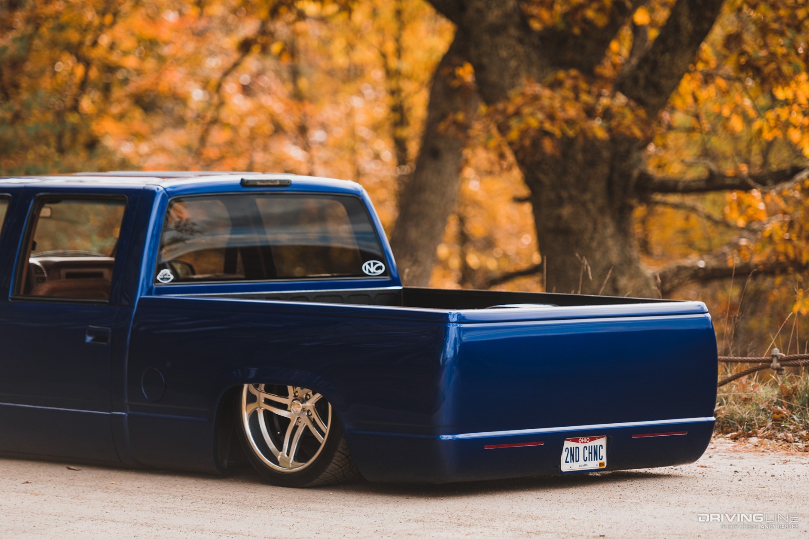 Bagged Silverado rear shot