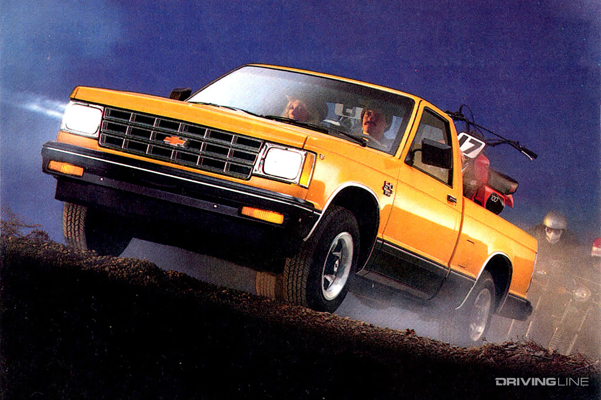 Chevy S-10 Yellow and Black First Gen