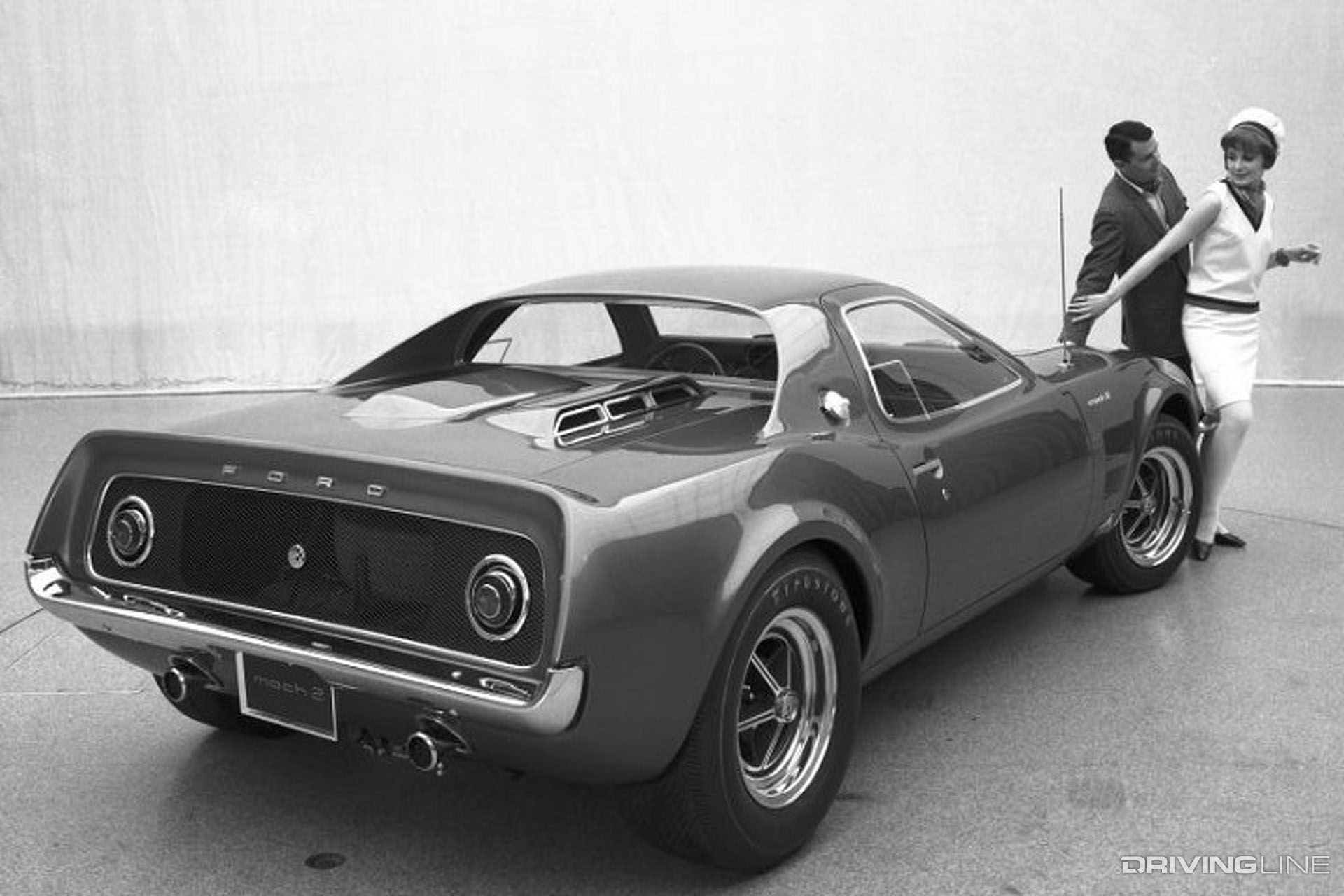 1967 Ford Mustang Mach II Concept Rear View