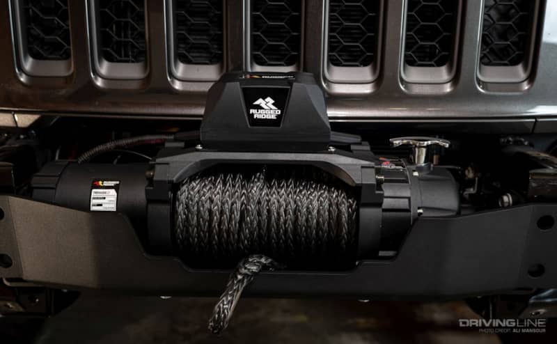 2020 Jeep Gladiator Rubicon Arcus Rugged Ridge Winch Stubby Front Bumper