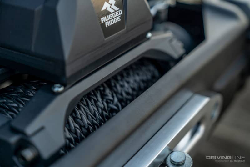 2020 Jeep Gladiator Rubicon Arcus Rugged Ridge Winch Stubby Front Bumper