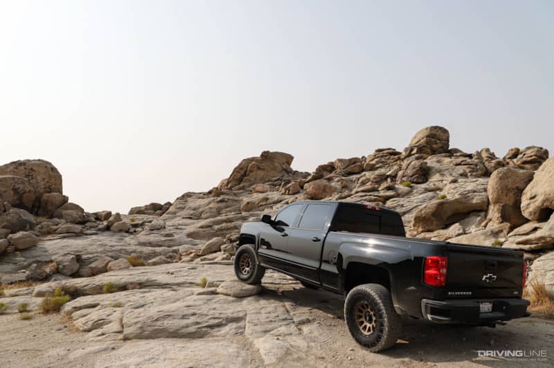 2015 Chevrolet Silverado rock crawling