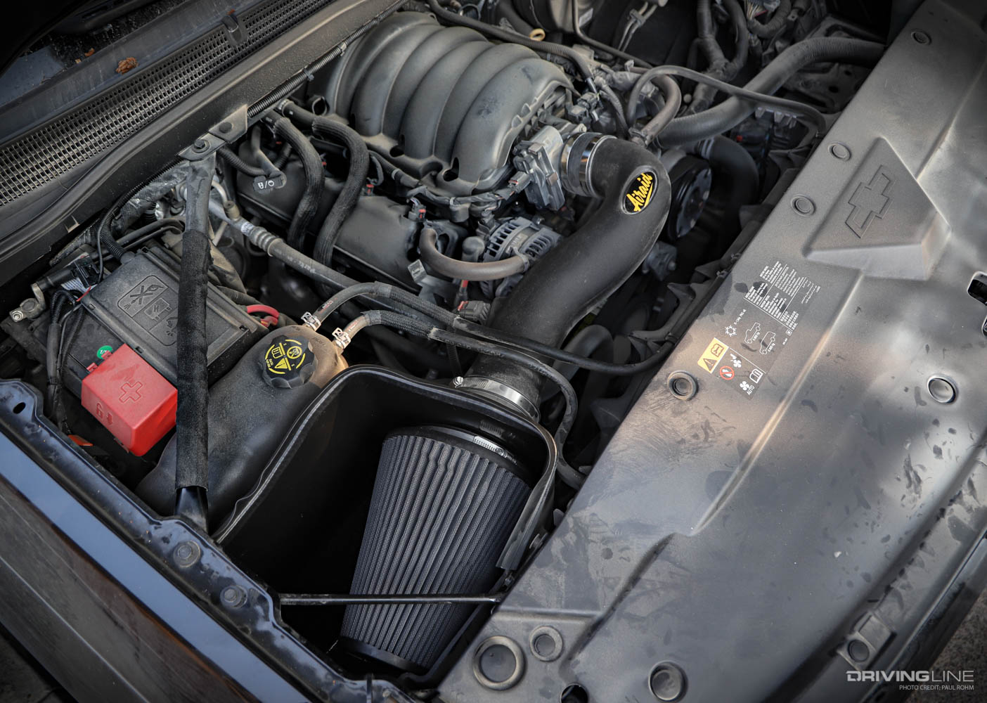 2015 Chevrolet Silverado Engine with Airaid cold Air Intake