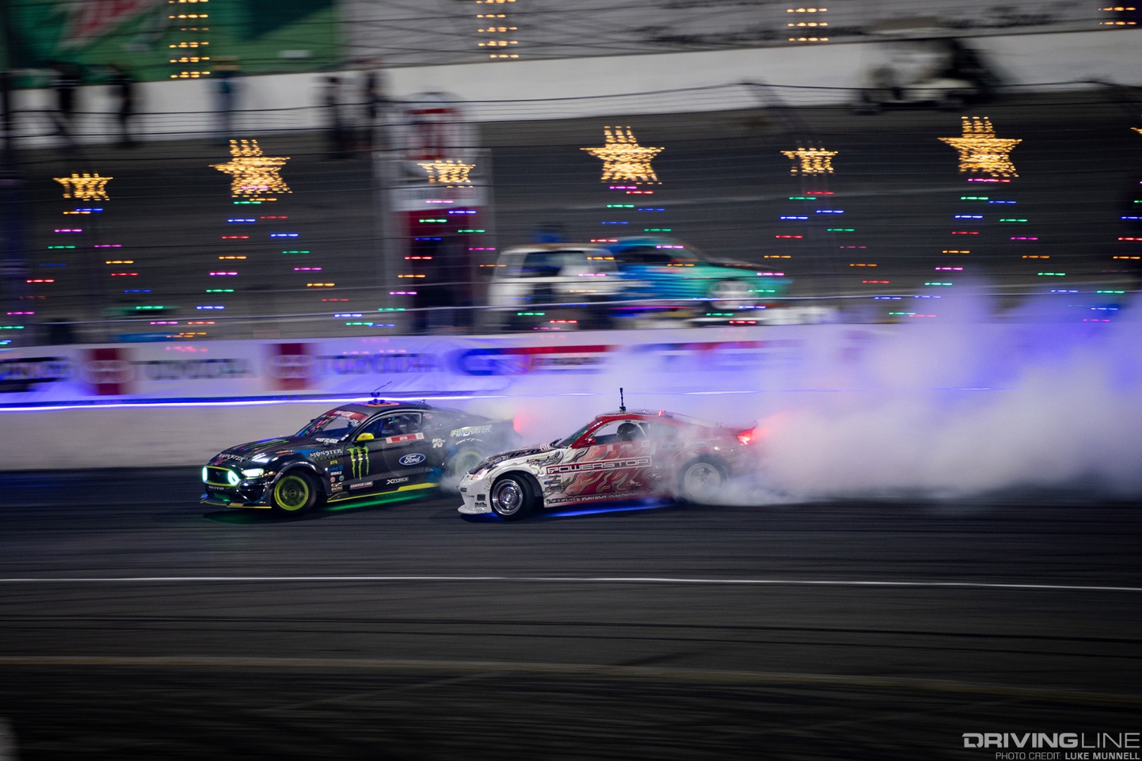 Vaughn Gittin Jr. defeated Ryan Litteral shortly after claiming the 2020 Formula Drift championship