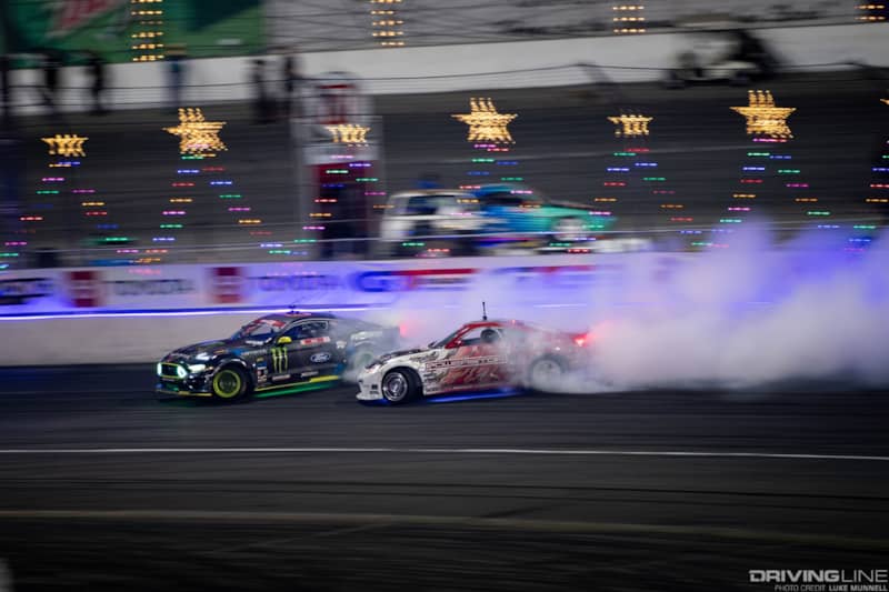 Vaughn Gittin Jr. defeated Ryan Litteral shortly after claiming the 2020 Formula Drift championship