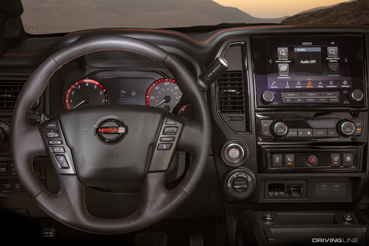 Nissan Titan Pro-4X interior