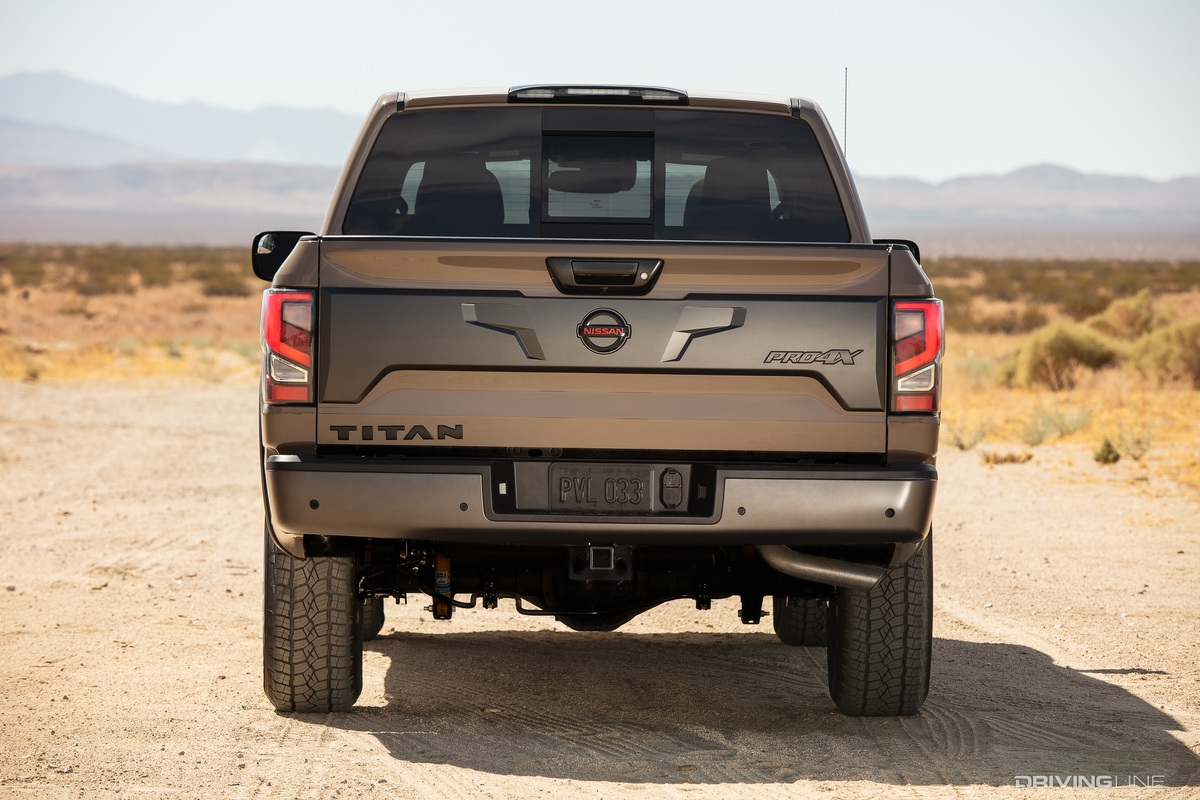 Nissan Titan Pro-4X rear view