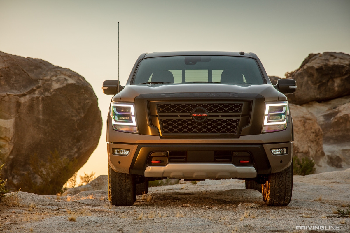 Nissan Titan Pro-4X front view