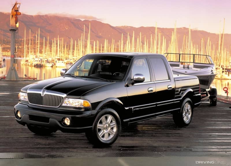 Lincoln Blackwood towing boat