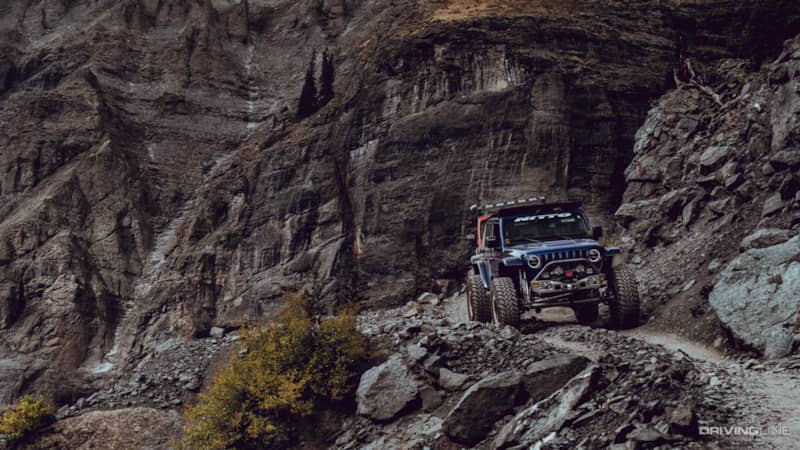 Nitto Equipped jeeps on black bear pass
