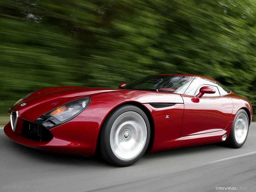 Alfa Romeo Zagato TZ3 Stradale front view
