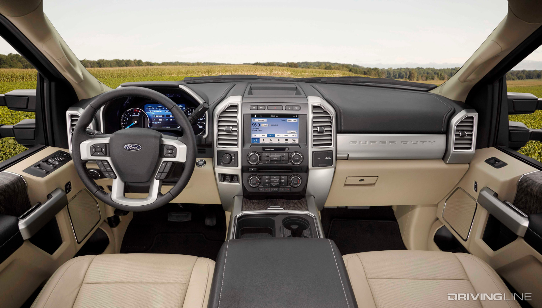 F-250 Lariat Interior 2017 Ford Super Duty