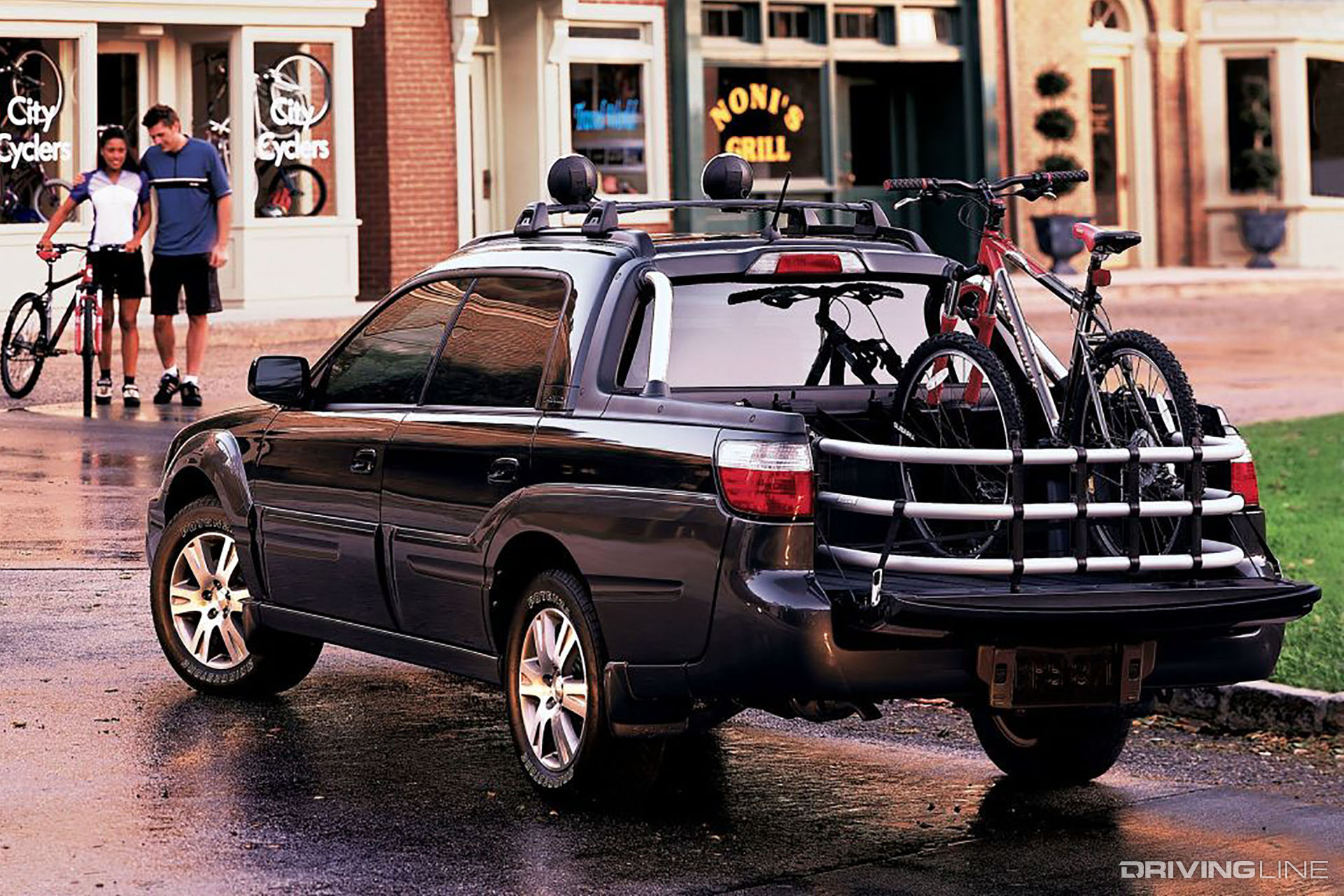 Subaru Baja Black Rear View