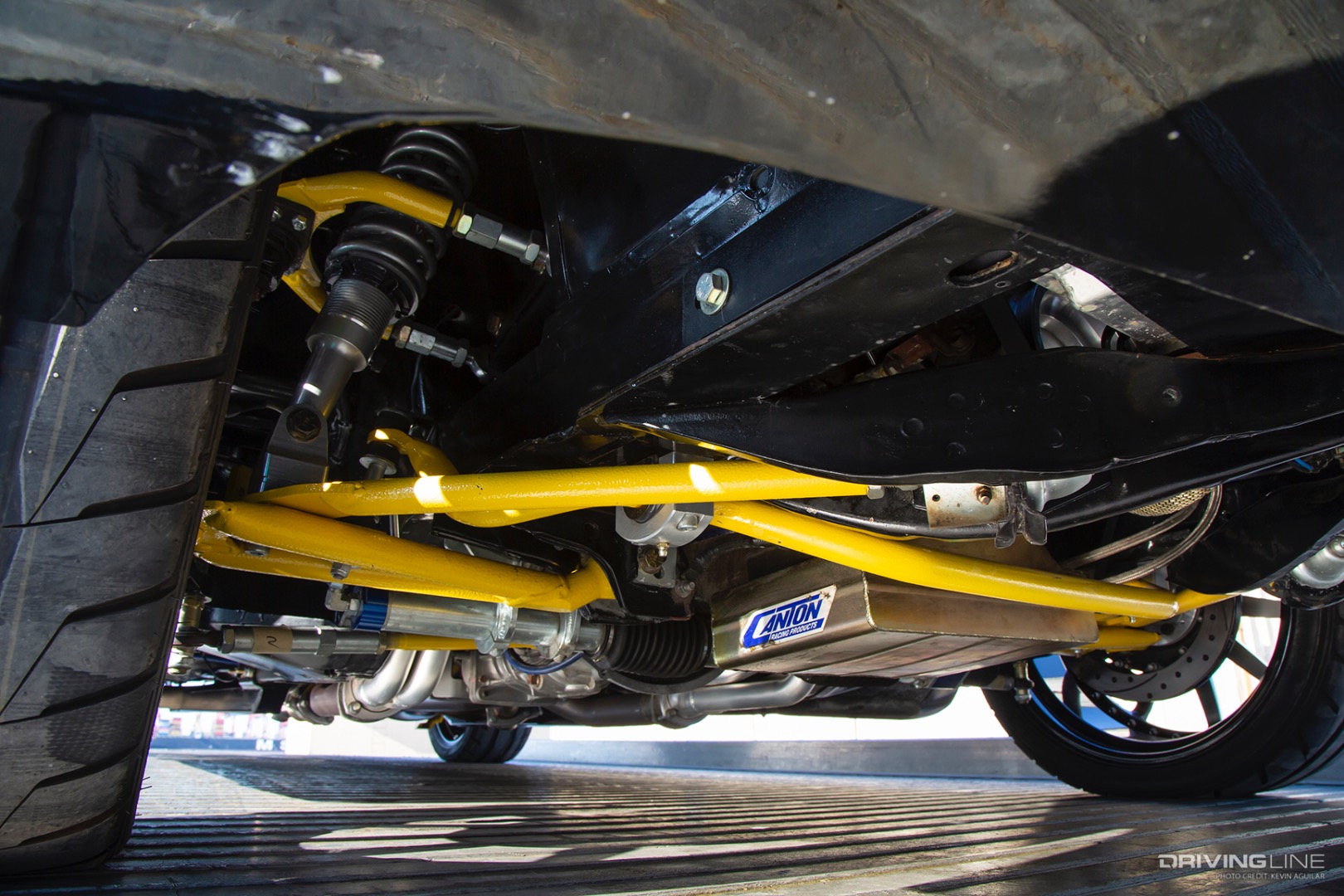 Suspension of Ricky Quintero's Helleanor '68 Mustang