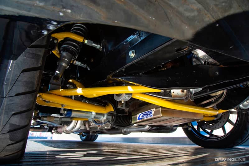 Suspension of Ricky Quintero's Helleanor '68 Mustang