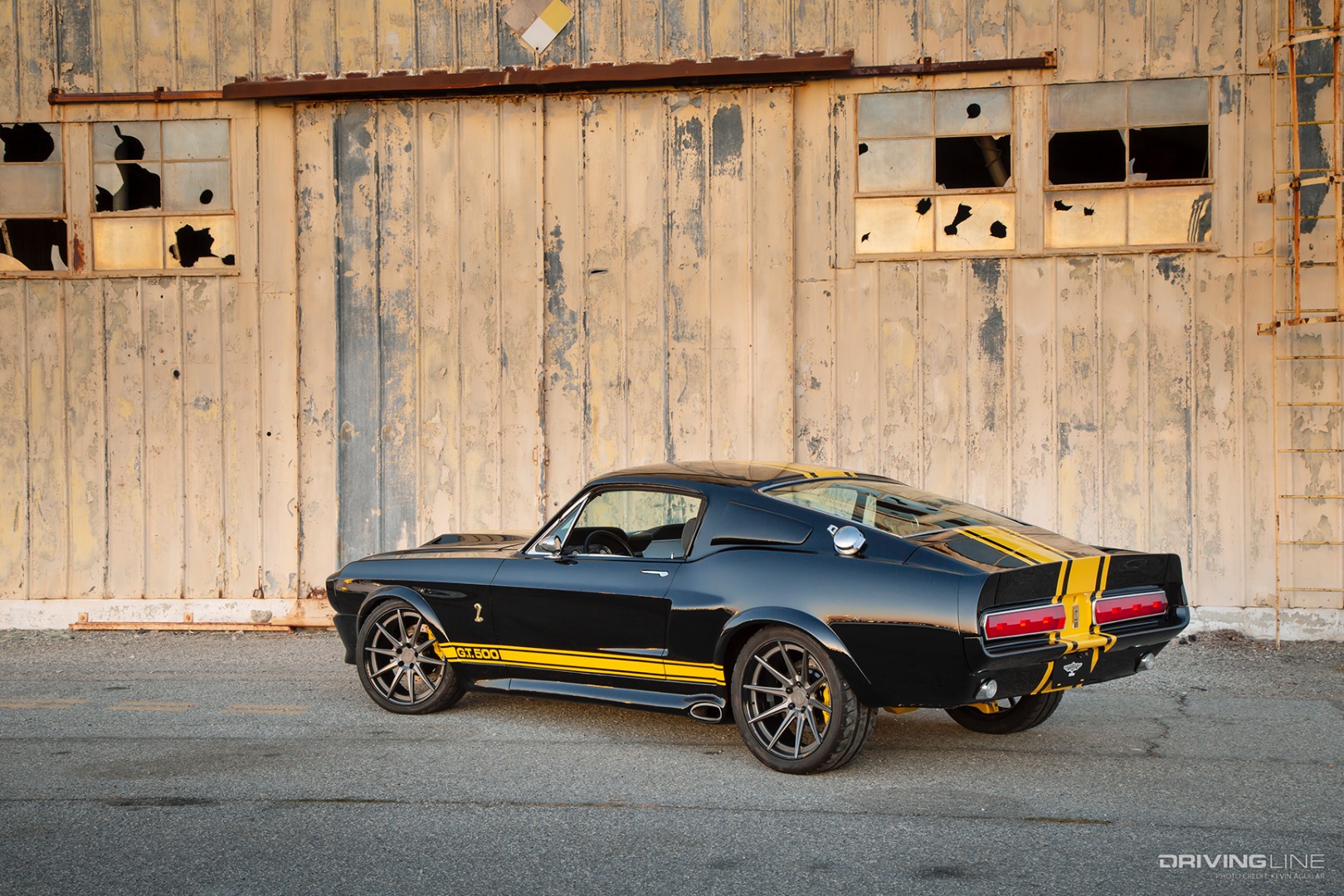 Rear of Ricky Quintero's Helleanor '68 Mustang