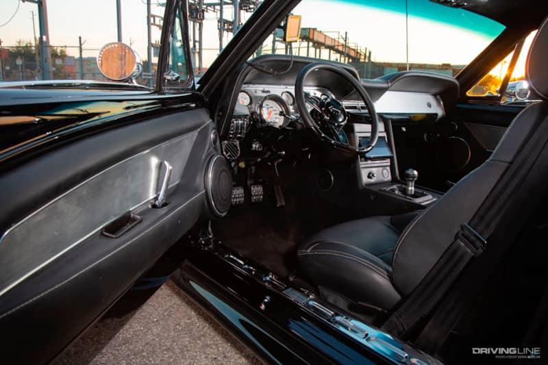 Interior of Ricky Quintero's Helleanor '68 Mustang