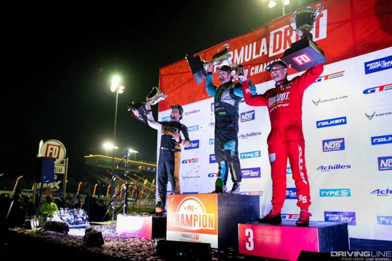 2020 Formula Drift Championship Podium