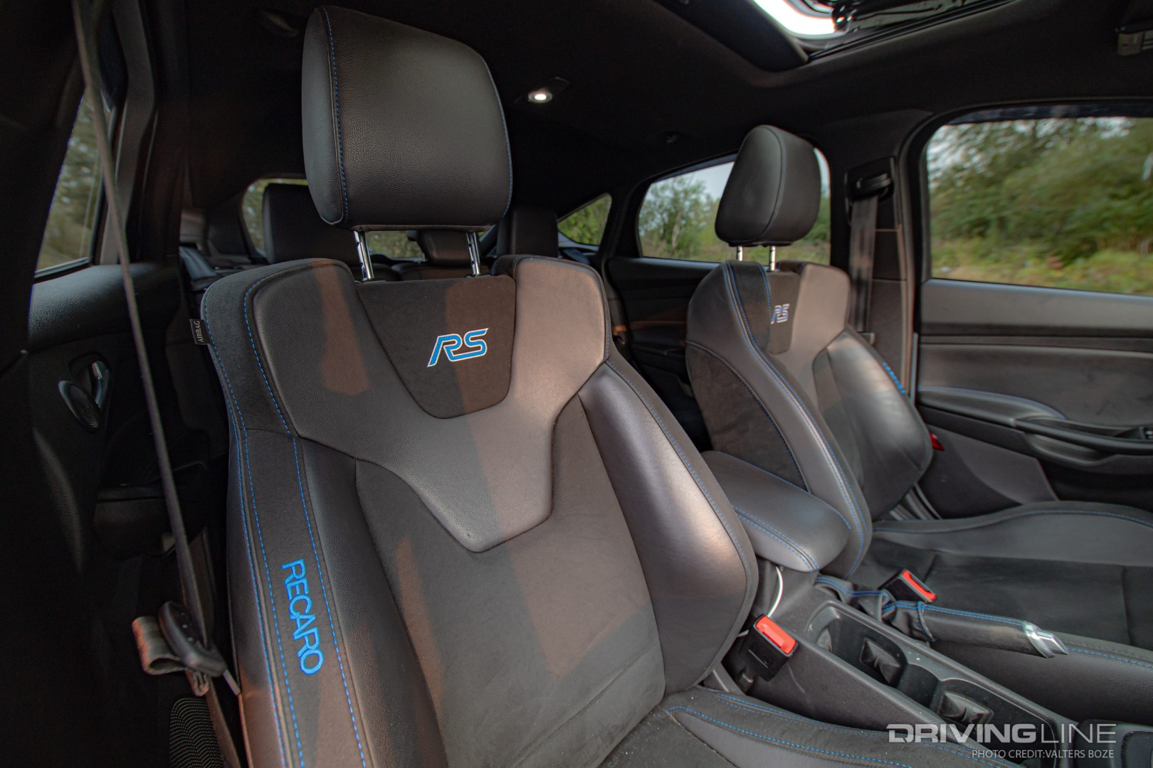 Sitting in the seats of a Ford Focus ST, Jack knew he had to have one. Luckily, the Ford Focus RS he ended up buying came with factory Recaro seats