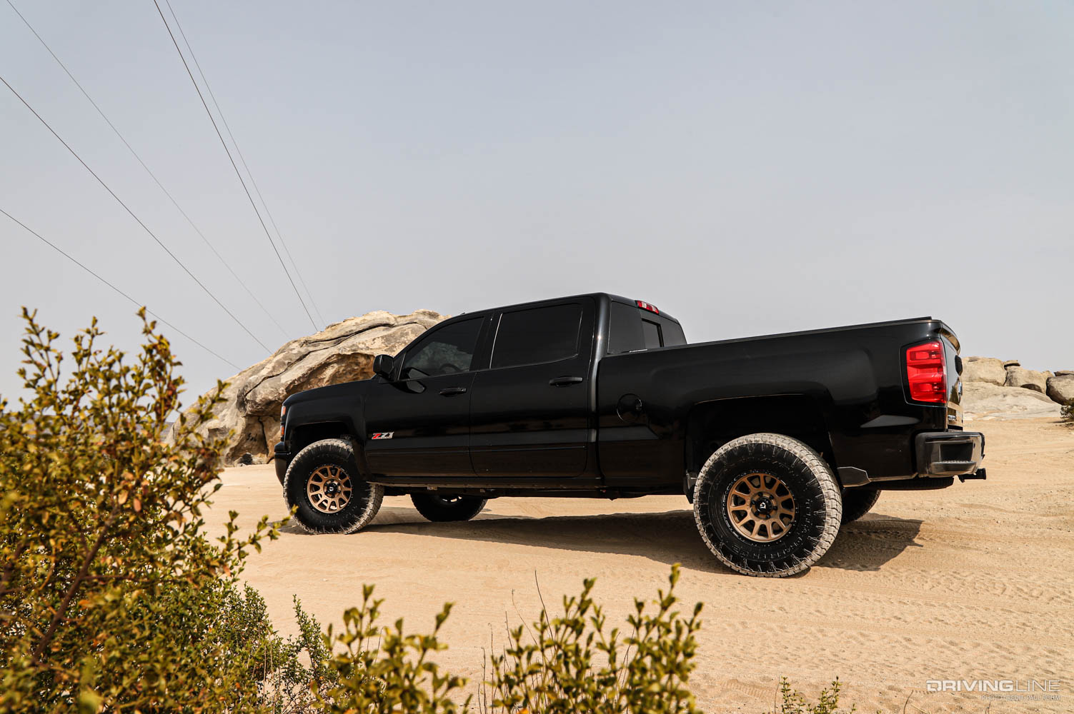 Driver side of 2015 Chevy Silverado truck