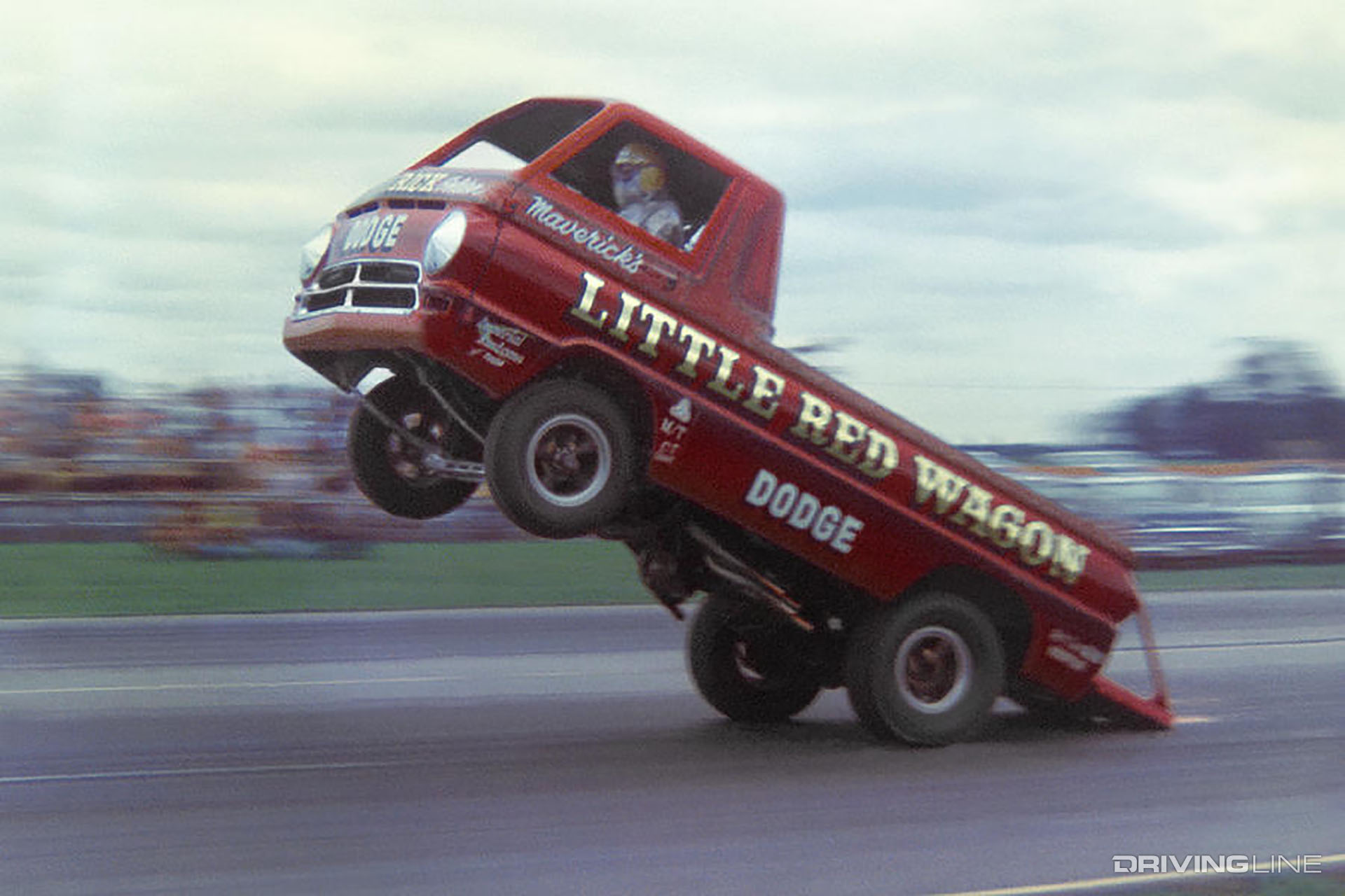 Little Red Wagon Dodge Wheelie