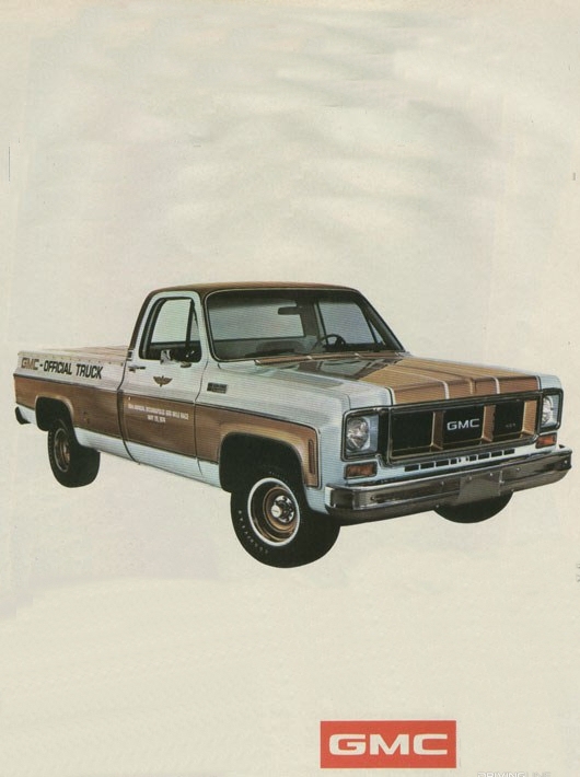 1974 GMC Indy 500 Official Truck Color