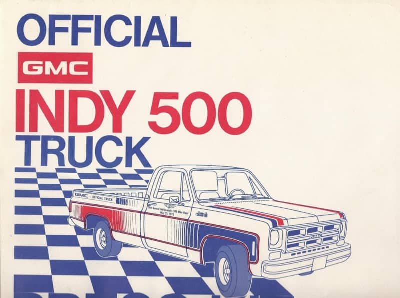 Official GMC Indy 500 Truck