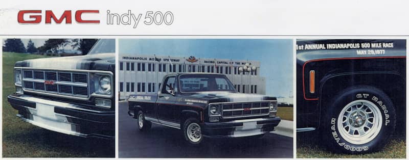 GMC Indy 500 Truck
