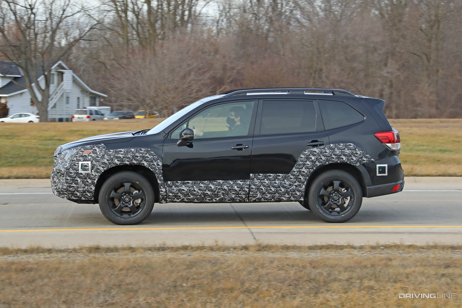 New 2022 Subaru Forester spy photos crossover car