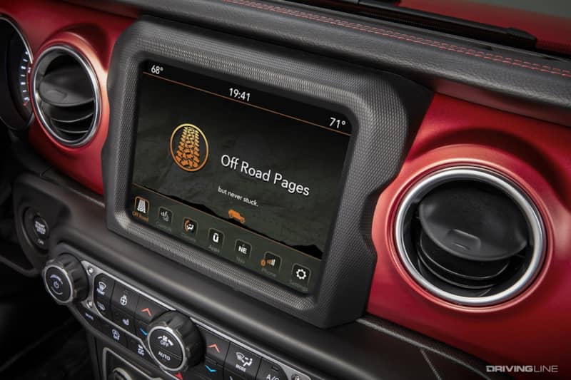 Jeep Wrangler Uconnect Off Road Pages