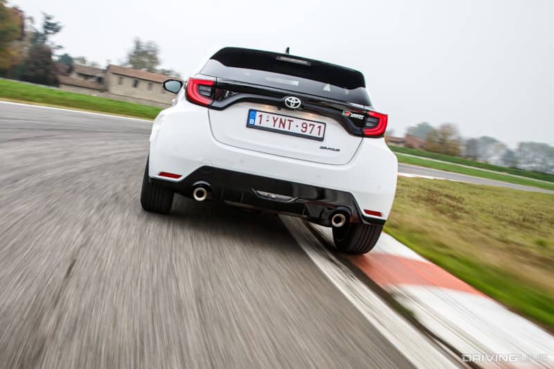 GR Yaris Rear View