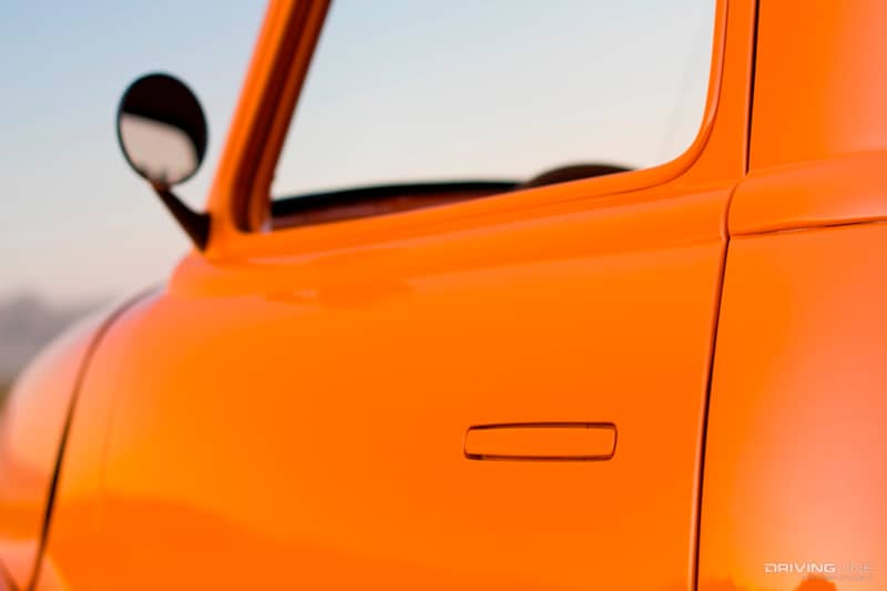 Door Handles of Bill Scarfe's '52 Chevy 3100