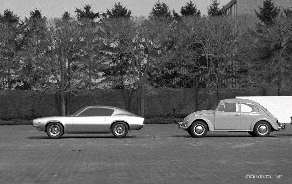 Chevrolet XP-873 and VW Beetle