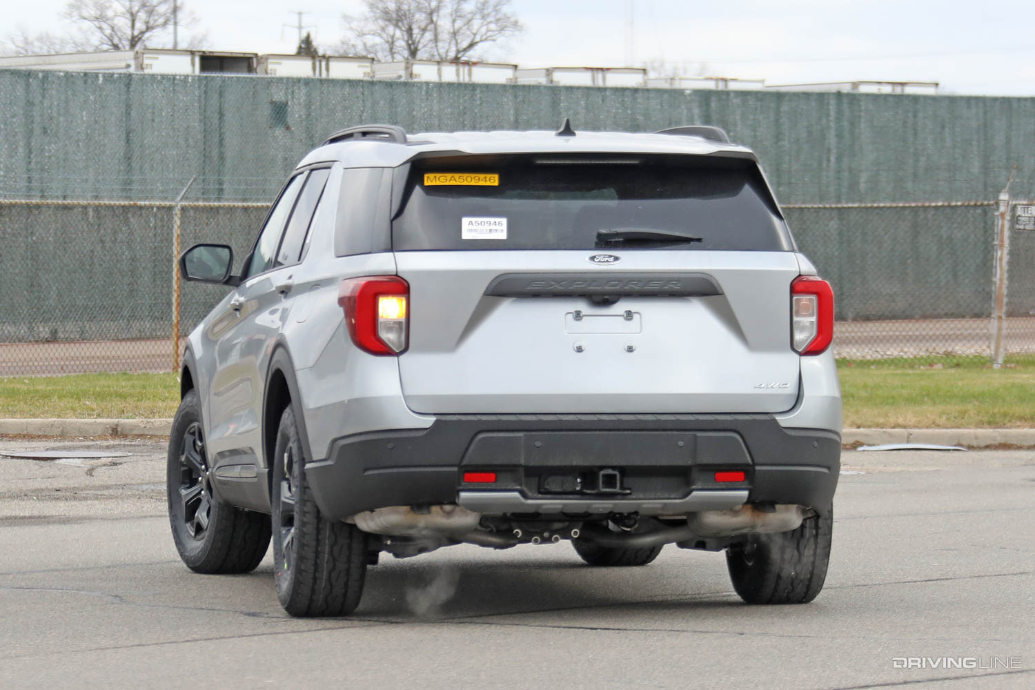 2022 Ford Explorer Timberline Spy Photos rear end view