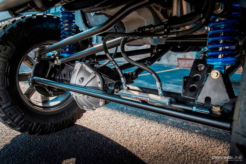 Suspension Closeup on GMC Crew Cab