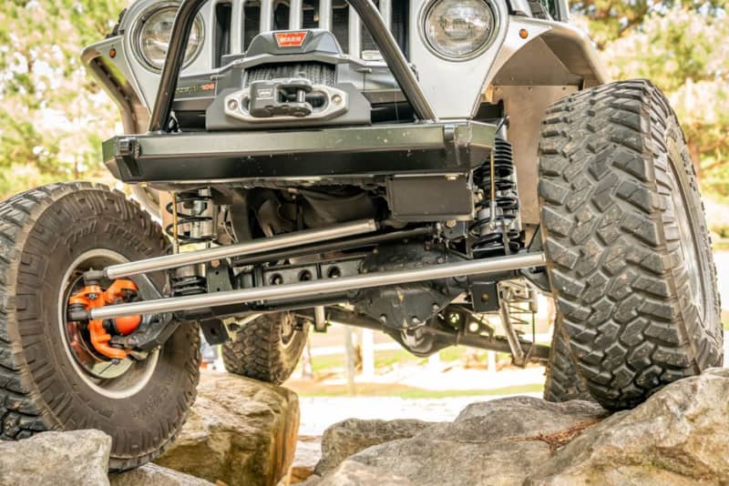 LJ Jeep with JK Suspension