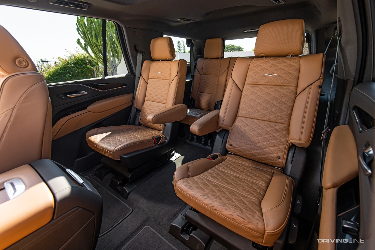 2021 Cadillac Escalade second row seats