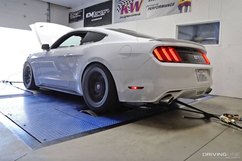 S550 Mustang GT on Dyno