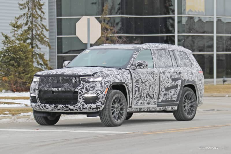 '22 Jeep grand cherokee 3-row test car