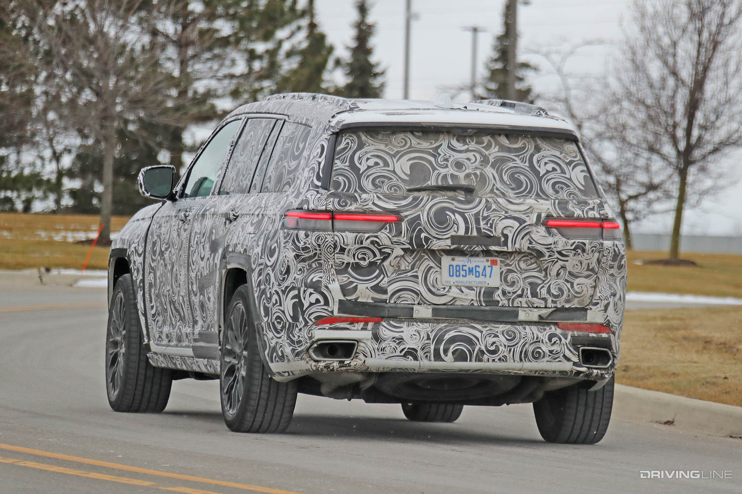 2022 Jeep Grand Cherokee Summit 3 row SUV rear