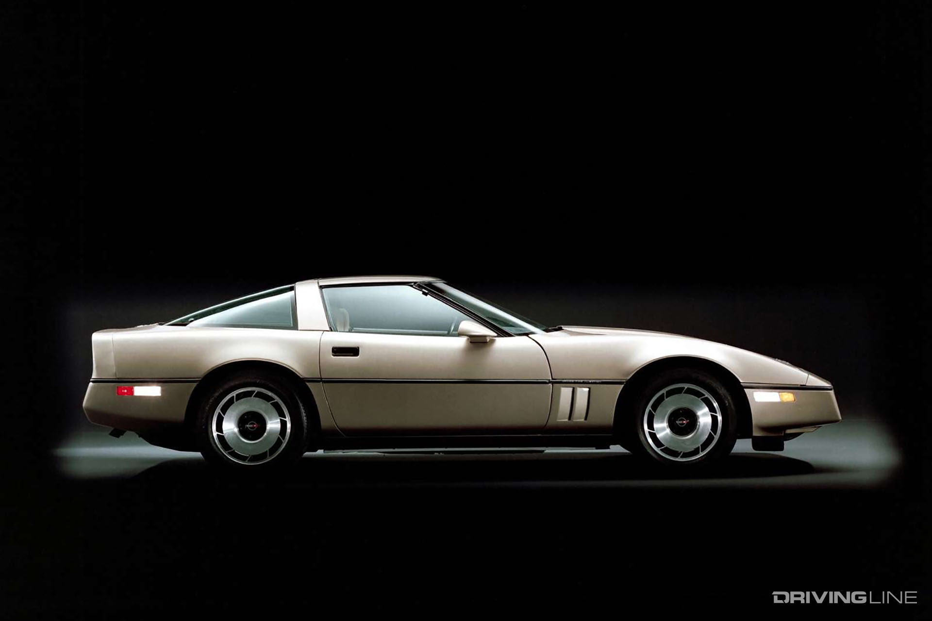 C4 Chevy Corvette Side View